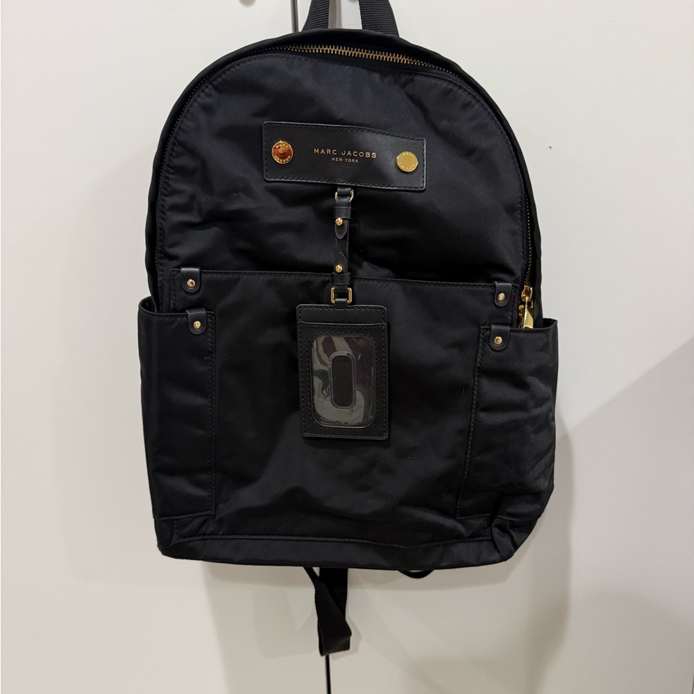 Marc Jacobs Black Nylon Backpack